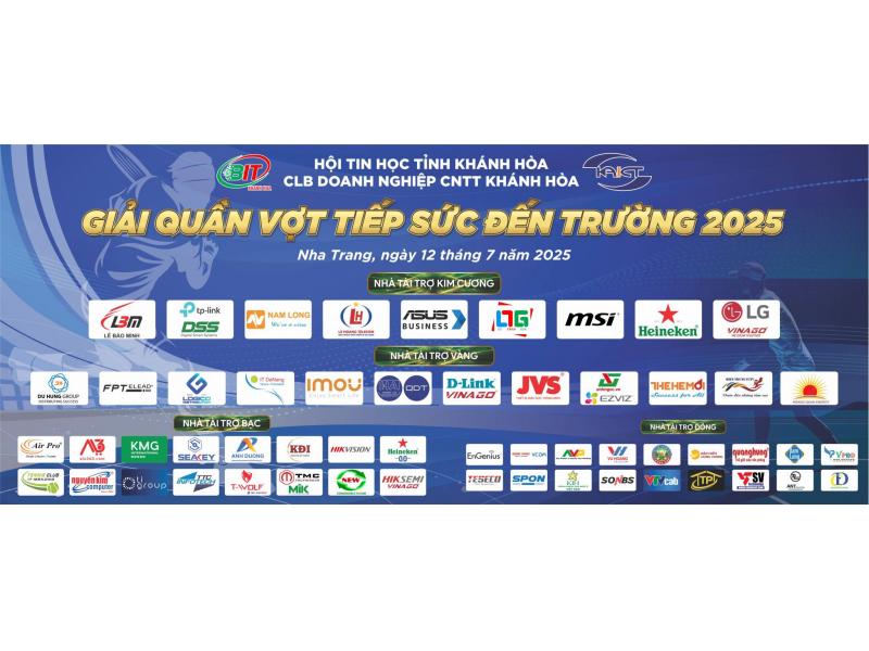 Vinago x LG – Tài trợ Kim Cương Giải Quần Vợt “Tiếp Sức Đến Trường 2025”